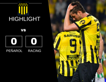 Compacto mejores jugadas Peñarol 0 vs Racing 0 Campeonato Clausura 2024